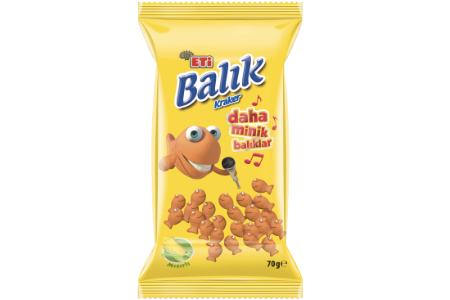 Eti Balık Kraker Mısırlı 40Gr x 18 - 1