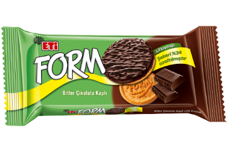 Eti Form Bitter Çikolata Kaplı 50Gr x 24 - 1