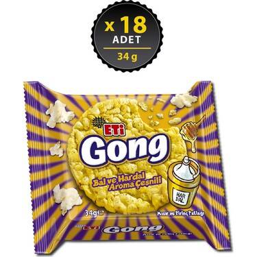 Eti Gong Ballı Hardallı 34Gr x 18 - 1