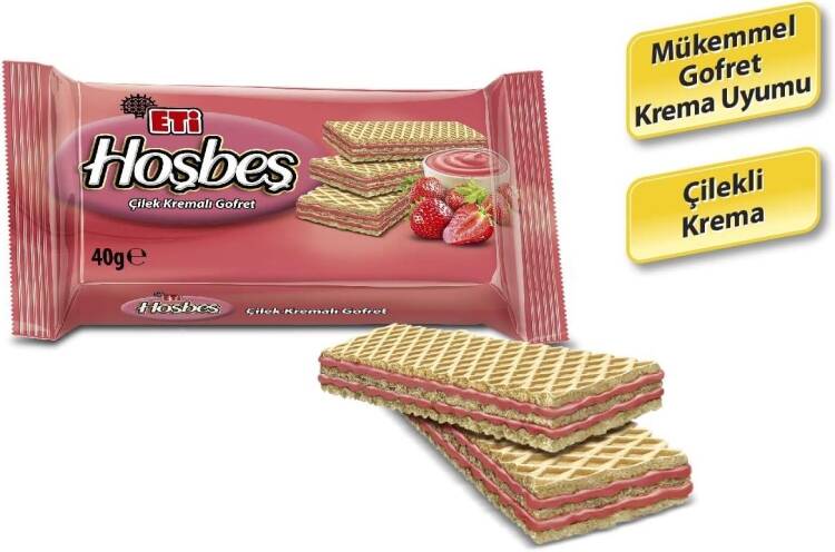 Eti Hoşbeş Çilekli 40gr x 24 - 1