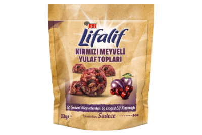 Eti Lifalif Kırmızı MeyveliToplar 36Gr x 18 - ETİ