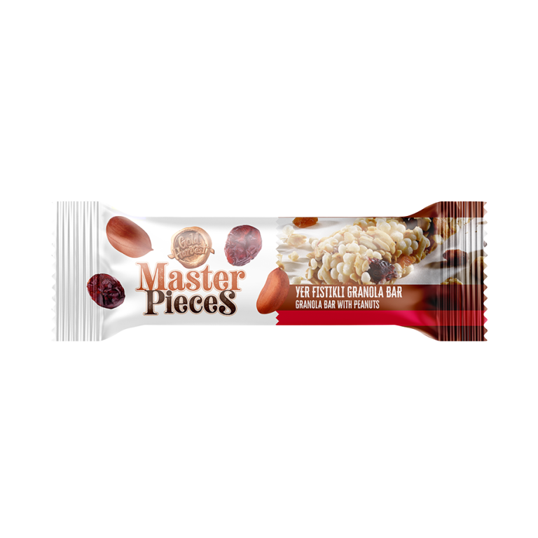 Master Piece Yer Fıstıklı Cranberry Granola Bar 30gr x 25 - 1