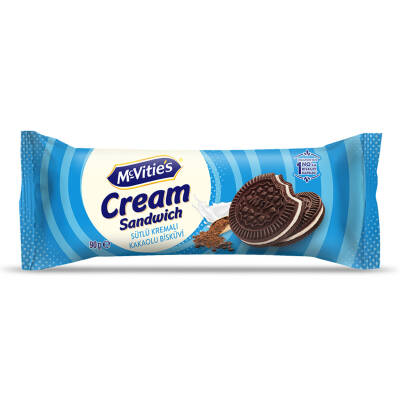 McVitie's Sütlü Kakaolu Kremalu Bisküvi 90 gr x 18 - MCV