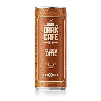 Dark Cafe 212 Soğuk Kahve Latte 250 ml x 12 - Dark Blue