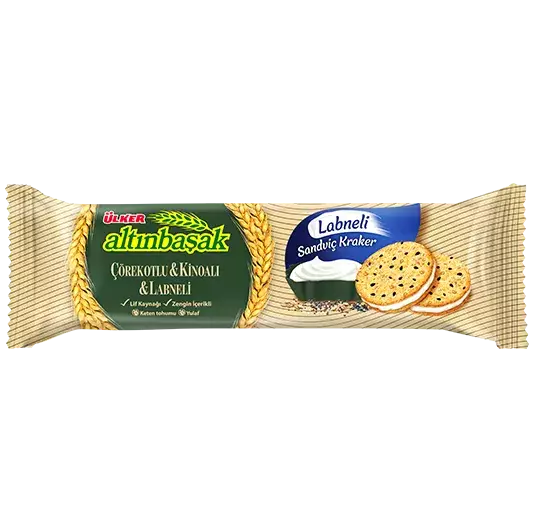 Ülker Altınbaşak Labneli Sandviç Kraker 60 Gr x 18 - 1